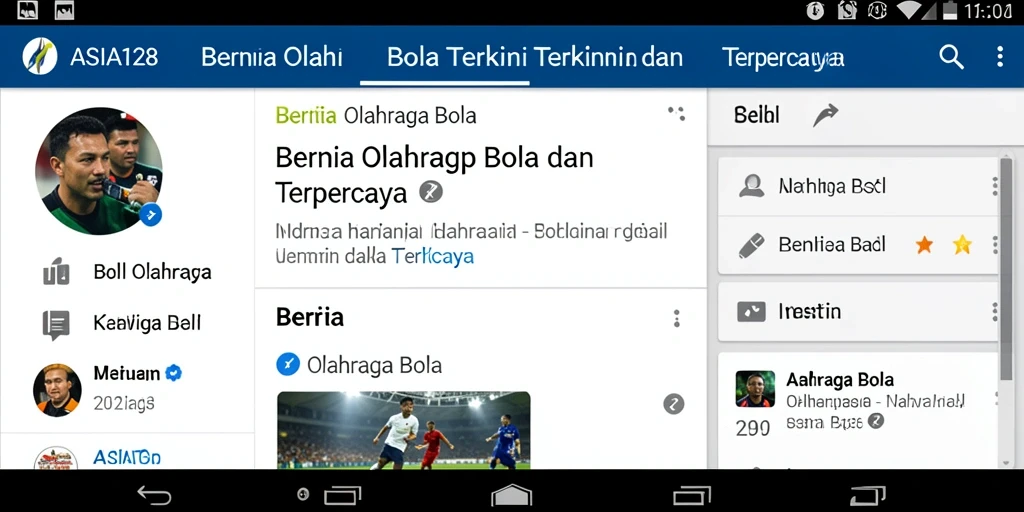 Tampilan antarmuka ASIA128 yang modern dan informatif.
