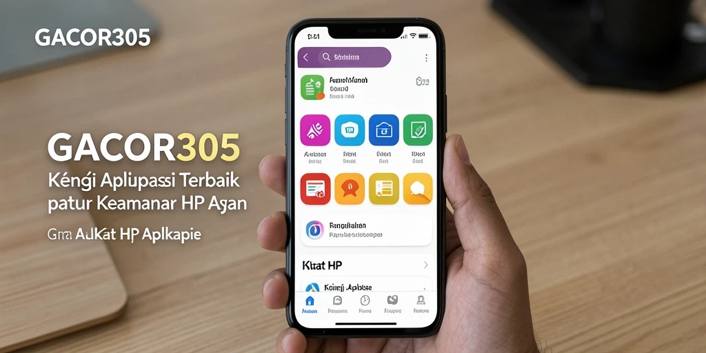 Tampilan antarmuka GACOR305 yang sederhana dan efektif untuk penguncian aplikasi.