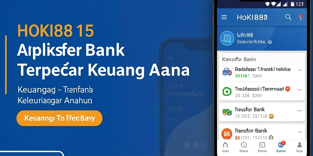 Antarmuka HOKI8815 yang sederhana dan efisien untuk Transfer Bank.