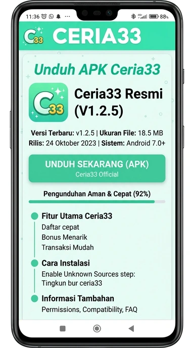 Unduh dan Instal APK ceria33 untuk Android